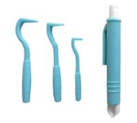 XINYIN ABS Pet Toaming Ensemble De 4 Tiques Fleas Removers Remover Ergonomic Grip Repoval Tool for Dog Sensitive Skin Skin Grooming Remover for Dog