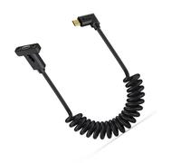 XINYIN Câble à ressort USB5 80 Gbps 240 W PD3.1 Charge Double écran 16K Extension Panneau Monté Vis Câble Extension USB C