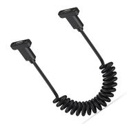 XINYIN Câble à ressort USB5 80 Gbps 240 W PD3.1 Charge Double écran 16K Extension Panneau Monté Vis Câble Extension USB C