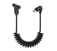 XINYIN Câble à ressort USB5 80 Gbps 240 W PD3.1 Charge Double écran 16K Extension Panneau Monté Vis Câble Extension USB C