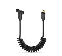 XINYIN Câble à ressort USB5 80 Gbps 240 W PD3.1 Charge Double écran 16K Extension Panneau Monté Vis Câble Extension USB C