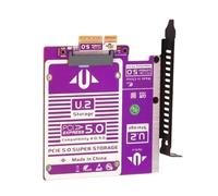 XINYIN Carte D'extension PCIe 5.0 4X U.2 À Vitesse Rapide Prenant en Plusieurs Configurations De Disque Et Une Gestion Optimisée De La