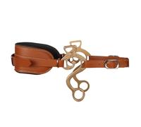 XINYIN Casque de cheval guidé | Changements de routine de grange, disposition à boucle, PU cousu, panneau avant rembourré, équipement d'entraînement