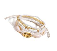 XINYIN Chaînes De Pied en Plastique Vacances Tropicales Motifs Thème Marin Cheville en Résine Imperméable Bijoux pour Activités Plein Air Cheville Vacances Oceanics