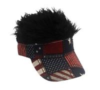 XINYIN Chapeau de cheveux avec drapeau accrocheur, accessoire pour fans de sport, festivals, entretien facile, accessoire patriotique pour cheveux, drapeau unique