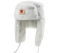 XINYIN Chapeau d'hiver unisexe avec rabat d'oreille soviétique - Doublure en fourrure artificielle - Coupe-vent - En polyester - Pour temps froid - Pour la famille - Chapeau de lénine soviétique