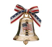 XINYIN Cloches en métal pour 250e anniversaire de mariage, décoration de sapin de Noël pour collectionneurs, amateurs d'histoire, décoration patriotique pour sapin de Noël