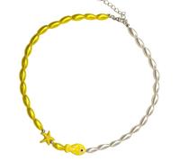 XINYIN Collier à perles réglable en forme de poisson-clown avec pendentif en forme de poisson-clown, taille unique, Comme décrit, Comme décrit.