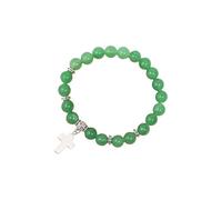XINYIN De Perles D'aventurine Verte Réglable avec des Cristaux comme des Perles pour Un Usage Spirituel Élégant Et Quotidien Styles Cristaux Abordables Cheville
