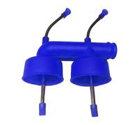 XINYIN Double tuba à bière Distributeur de bières Bongzilla Entonnoir pour université Noël Nouvel An Accessoires de plongée