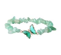 XINYIN en Pierre De Cristaux Naturels avec Breloque Papillon Modèles Réglables Bijoux D'énergie De pour La Relaxation Personnalisez Le en Pierre