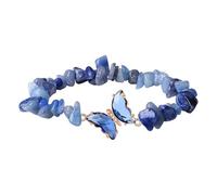 XINYIN en Pierre De Cristaux Naturels avec Breloque Papillon Modèles Réglables Bijoux D'énergie De pour La Relaxation Personnalisez Le en Pierre