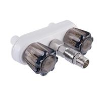 XINYIN Fastlink Tuyau de douche d'extérieur avec double poignée de contrôle 1,9 cm en ABS boulonné à libération rapide