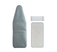 XINYIN Housse de planche à repasser élastique avec filet et clip de fixation pour un ajustement antidérapant et des protections thermiques avec maille résistante à la chaleur