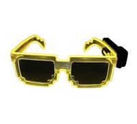 XINYIN Light Up Sun Glasses For Night Event Reflective Lens Glowing Eyeglasses For Music Festival Gathering Decoration LED Glowing Sunglasses