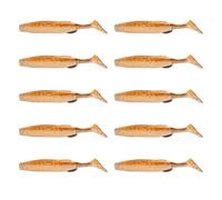 XINYIN Lot de 10 leurres souples en forme de queue de pagaie pour eau douce et eau salée