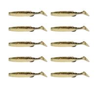 XINYIN Lot de 10 leurres souples en forme de queue de pagaie pour eau douce et eau salée