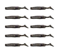 XINYIN Lot de 10 leurres souples en forme de queue de pagaie pour eau douce et eau salée