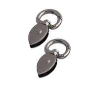XINYIN Lot de 2 fermoirs à ressort pratiques en métal pour sangle de sac personnalisables, b