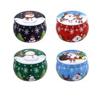 XINYIN Lot de cires de soja parfumées à combustion longue durée de 8 heures, aromathérapies pour décorations de fête de Noël, fêtes parfumées