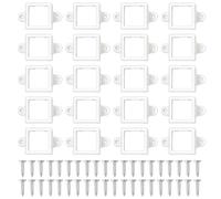 XINYIN Outdoor Light Holder Mount Universals LED Lamp Holders Mounting Clip with Screws Lamp Strips Bracket Enduring Outdoor Light Mounting Clip with Screws