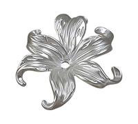 XINYIN Perle à Bijoux avec pétales texturés et Pointes | Construction en acrylique avec une finition brillante, structure à trou central pour bijoux enfilés et motifs