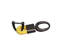 XINYIN Porte-clés en cuir avec pendentif de voiture - Accessoire élégant pour fête et quotidien - Avec laiton, jaune, F
