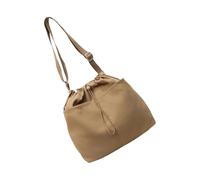 XINYIN Sac à bandoulière pratique avec cordon de serrage pour femme - Grande capacité - En nylon léger - Sac à main à cordon de serrage - Sac de travail professionnel pour femme, kaki, One Size