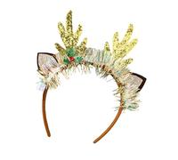 XINYIN Serre-tête lumineux pour les fêtes de fin d'année, cosplay, accessoire pour cheveux lumineux pour scène de Noël