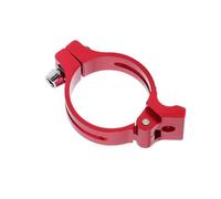 XINYIN Support de serrage pour dérailleur avant en alliage, rouge, 31,8 mm | Support pour les tâches de positionnement de mise à niveau du service de transmission de vélo de route