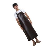 XINYIN Tablier De Travail En Cuir PU Renforcé Résistant Taches Industrielles Conception Imperméable Facile À Nettoyer Pour Les Chefs Professionnels Tablier Cuisine Protection
