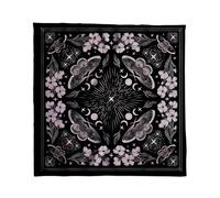 XINYIN Tapis de lecture artistique pour tarots et méditations rituelles et spirituelles, tapis de méditation sur le thème occulte