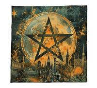 XINYIN Tapis De Tarot en Velours Portable Design Pliable Tissu Facile À Nettoyer pour Les Lectures Spirituelles Et Les Voyages Nappe De Divination