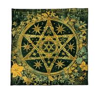 XINYIN Tapis De Tarot en Velours Portable Design Pliable Tissu Facile À Nettoyer pour Les Lectures Spirituelles Et Les Voyages Nappe De Divination