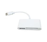 XINYIN USB C Memory Carte Reader 3 Slot Memory Card Reader pour TF Lisez Simultanément Écrivain pour Le Téléphone