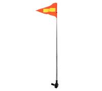 XINYIN Weatherproof Telescoping Flag with Reflectors Stainless Steel Adjustable Mount for Golf Carts Bikes Outdoor Sports Telescopicing Safety Flag for Bike