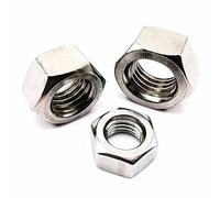 XinYuan Écrou Hexagonal 1 / 100pcs M1 M1.2 M1.4 M1.6 M2 M2.5 M3 M35 M4 M5 M6 M8 M10 M12 M14 M16 M18 M20 M22M24 DIN934 304 Noix hexagonale hexagonale en Acier Inoxydable des Noisettes