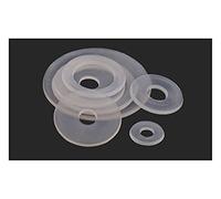 XinYuan Rondelles Rondelles en Nylon M3 M4 M5 M6 * 13 * 1mm M8 M10 M12 M14 M16 M18 M20 Joint en Plastique Souple Isolant Transparent Plateau Plat pour vis (Outer Diameter : M4X13X1 100pcs)