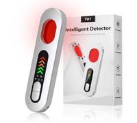 XINYUDAILY Detecteur de Camera et Micro Espion, Detecteur de Traceur GPS Voiture, Détecteur de Brouilleur Telephone Portable, Alarme de Sécurité, pour Hôtel, Bureau, Voiture