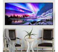 Xinyuer Peinture Diamant Adulte Grand Format Paysage Extrêmement Nocturne, Diamond Painting Adulte XXL, DIY Broderie Diamant Painting Kit pour Enfant Débutants Murale Décor Square Drill 50x100cm
