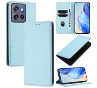 xinyunew Coque pour Motorola Moto G Stylus 5G 2025, RFID Blocage Portefeuille Etui à Rabat, Housse en Cuir PU pour Motorola Moto G Stylus 5G 2025, Bleu Clair