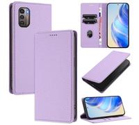 xinyunew Coque pour Nokia G11/Nokia G21 4G, RFID Blocage Portefeuille Etui à Rabat, Housse en Cuir PU pour Nokia G11/Nokia G21 4G, Violet
