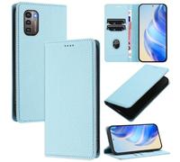 xinyunew Coque pour Nokia G11/Nokia G21 4G, RFID Blocage Portefeuille Etui à Rabat, Housse en Cuir PU pour Nokia G11/Nokia G21 4G, Bleu Clair