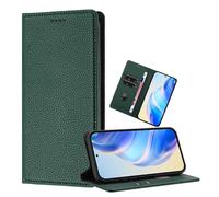 xinyunew Coque pour Nokia G11/Nokia G21 4G, RFID Blocage Portefeuille Etui à Rabat, Housse en Cuir PU pour Nokia G11/Nokia G21 4G, Vert