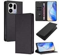 xinyunew Coque pour Oppo Find X9, RFID Blocage Portefeuille Etui à Rabat, Housse en Cuir PU pour Oppo Find X9, Noir