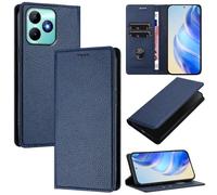 xinyunew Coque pour Realme C53 4G/Realme C51S 4G, RFID Blocage Portefeuille Etui à Rabat, Housse en Cuir PU pour Realme C53 4G/Realme C51S 4G, Bleu