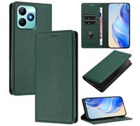 xinyunew Coque pour Realme C53 4G/Realme C51S 4G, RFID Blocage Portefeuille Etui à Rabat, Housse en Cuir PU pour Realme C53 4G/Realme C51S 4G, Vert