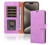xinyunew Coque pour Samsung Galaxy M55 5G/C55 5G, Etui Protection Housse Premium en Cuir PU, [Pochette de Portefeuille] [Fermeture Magnétique] [Etui à Rabat]- Purple