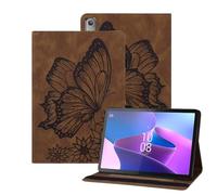 xinyunew Coque Tablette pour Huawei MediaPad T5 10.1 Zoll/AGS2-W09,AGS2-W19,AGS2-L09,[Housse en Cuir PU Premium] [Etui à Rabat] [Pochette de Portefeuille], Étui de Protection - Brun