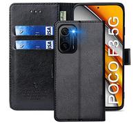 xinyunew Custodia per Xiaomi Poco F3 5G,Cover Xiaomi Poco F3 5G Libro,[Housse en Cuir PU Premium] [Etui à Rabat],Flip Cover per Phone Portafoglio per Xiaomi Poco F3 5G,Nero